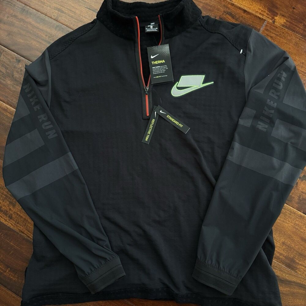 Nike Wild Run Midlayer 1/4 Zip Running Pullover Top